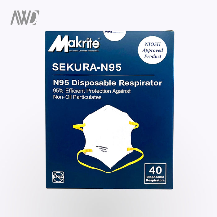 Makrite N95 Face Mask- WHOLESALE PRICING | AWD Disposable