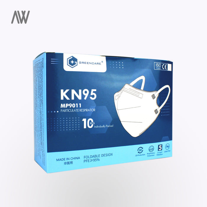 KN95 - 10 Piece Pack Individually Wrapped - WHOLESALE PRICING | AWD Protective Gear