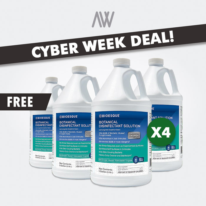 Victory Electrostatic Sprayer + 4 Gallons Disinfectant Solution BUNDLE | AWD Protective Gear